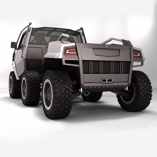 超越乌尼莫克 奔驰Hexawheel无所不能